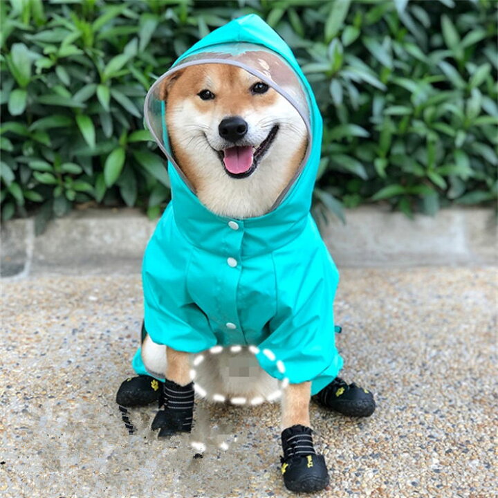 楽天市場 犬 レインコート カッパ 犬服 犬 犬用レインコート 小型犬 中型犬 レインウェア 雨具 ドッグウェア カッパ 大きいサイズ レインポンチョ レインウェア 雨の日 防水 Growing楽天市場店