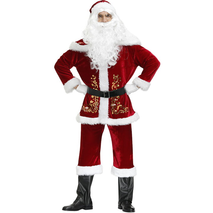 楽天市場 サンタ コスプレ サンタクロース 豪華9点セット クリスマス サンタ帽子 メンズ サンタコス 大人用 クリスマス衣装 メンズサンタクロース プレ衣装 クリスマス 仮装グッズ パーティー 大人 仮装 Growing楽天市場店 楽天市場 サンタ コスプレ サンタクロース 豪華9点セット クリスマス サンタ帽子 メンズ サンタコス 大人用 クリスマス衣装 メンズサンタクロース プレ衣装 クリスマス 仮装グッズ パーティー 大人 仮装 Growing楽天市場店