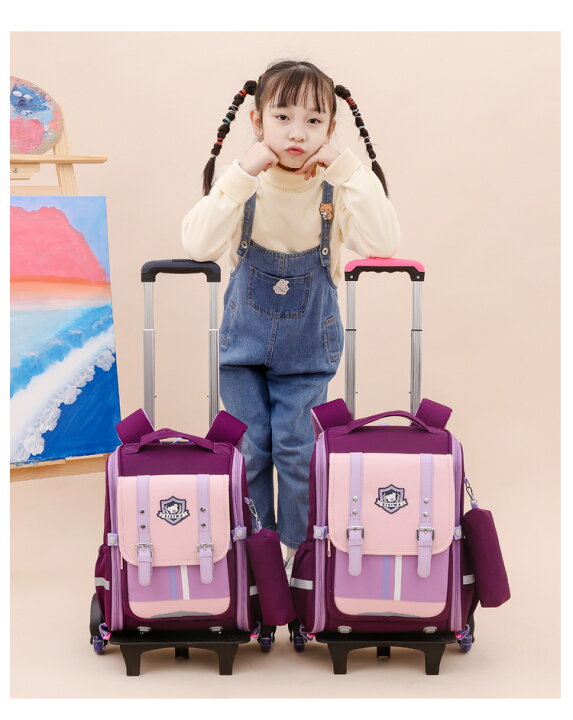 楽天市場】リュックサック キャリーリュック 子供用 プリンセス 台車 