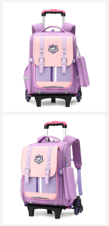 楽天市場】リュックサック キャリーリュック 子供用 プリンセス 台車 