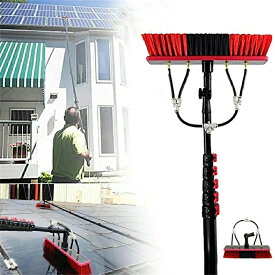 高所掃除ブラシ 外壁掃除 3.6m~10.8m 掃除ブラシ長い 給水伸縮ブラシ 35ブラシヘッド 窓ガラス 壁掃除 給水伸縮ブラシ 洗浄太陽光発電とソーラーパネル 業務用 取り外しが簡単 窓拭き に適していま 超高層ビル 業務用 軽量 洗浄セット機器 窓 天井 鏡 壁 掃除用