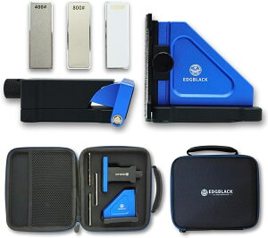 EDGBLACK Knife Sharpener Flex �Аn���u����]�����u�� #400/800�_�C�������h �P�[�X�t��(�u���[)