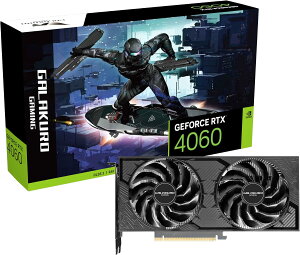 ���l�u�� NVIDIA Geforce RTX4060 ���� �O���t�B�b�N�{�[�h GDDR6 8GB�������K�i: GG-RTX4060-E8GB/OC/DF3