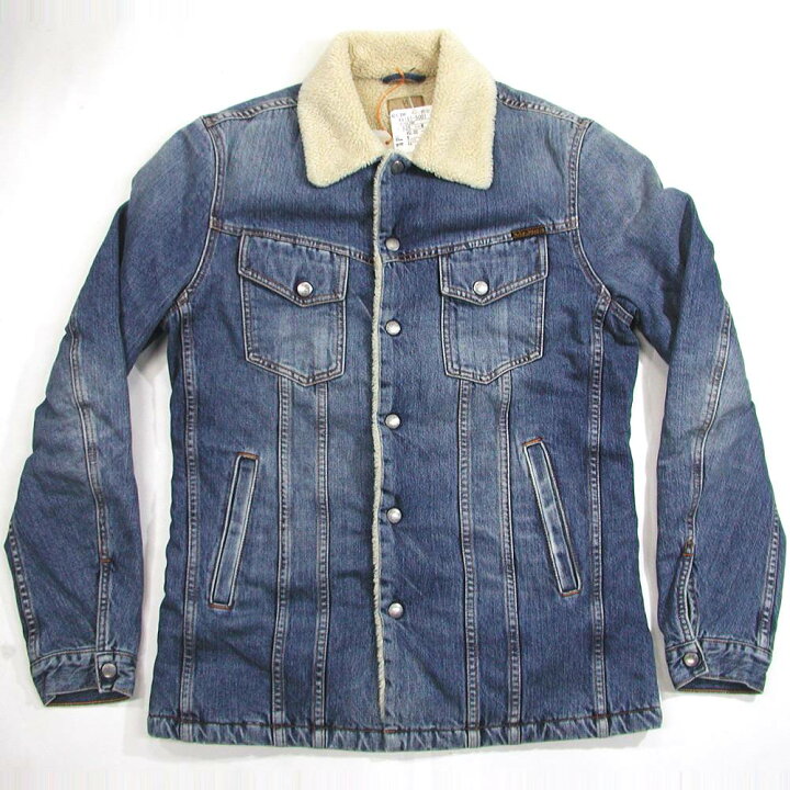 楽天市場】Nudie Jeans(ヌーディー・ジーンズ) LENNY BOA Denim Jacket 