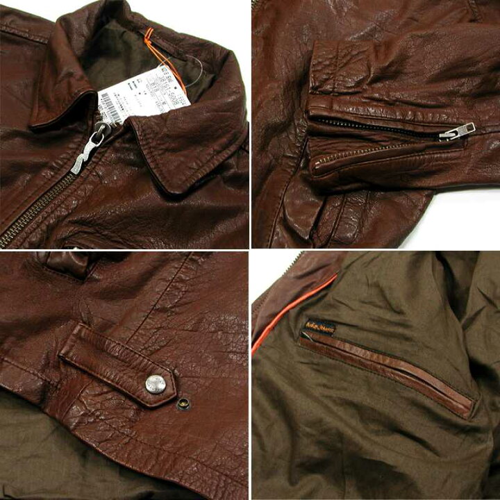 楽天市場】Nudie Jeans(ヌーディー・ジーンズ) ERVIN Leather Jacket 