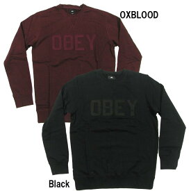 OBEY(オベイ) NORTH POINT CREW SPECIALTY FLEECE Sweat Shirt (スウェットシャツ　トレーナー)