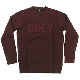 OBEY(オベイ) NORTH POINT CREW SPECIALTY FLEECE Sweat Shirt (スウェットシャツ　トレーナー)