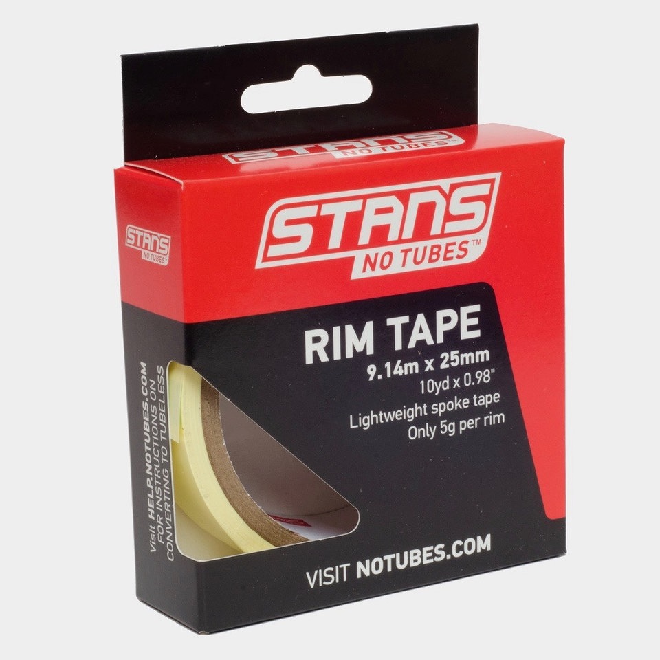スタンズノーチューブ 話題の人気 チューブレス用リムテープ Rim Tape 10yd 9.1m 本格派ま x 25mm TUBES NO STAN’S