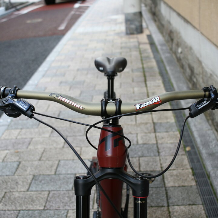 楽天市場】RENTHAL V2 FATBAR 35mm/800mm ゴールド レンサル MTB 