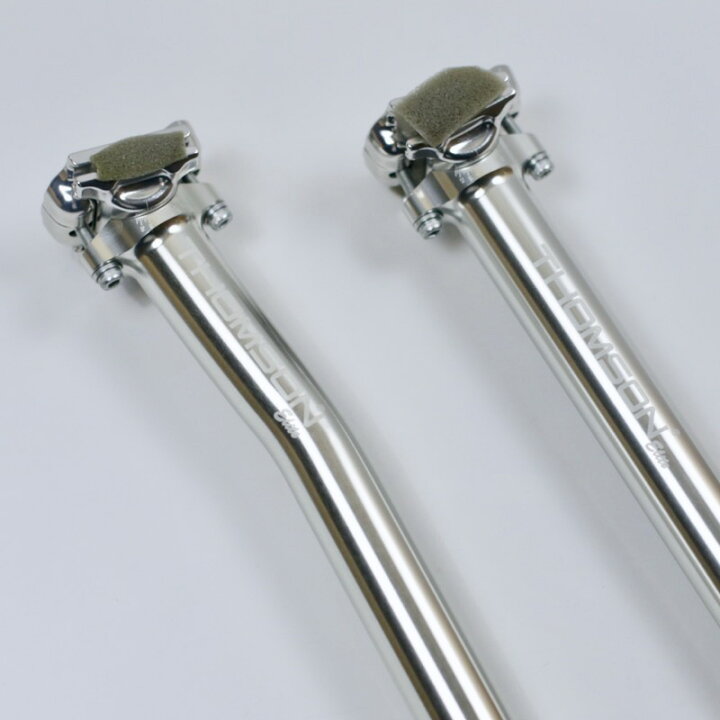 楽天市場】THOMSON ELITE SEATPOST 27.2mm Silver Straight / Setback 