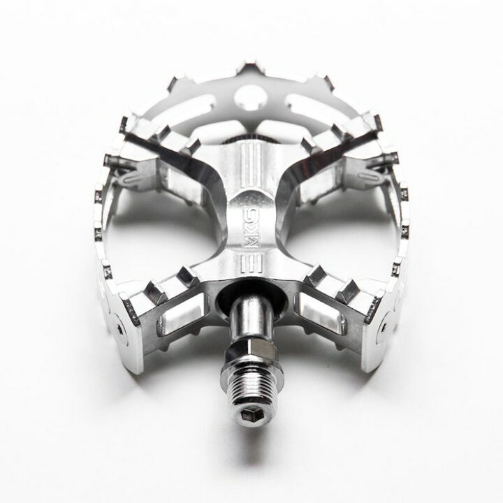 楽天市場】MKS XC-III bear trap pedal (silver) 9/16 スピンドル 