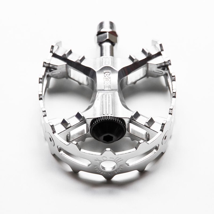 楽天市場】MKS XC-III bear trap pedal (silver) 9/16 スピンドル 