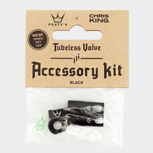 [�l�R�|�X�Ή�]PEATY'S x CHRIS KING Tubeless Valves ACCESSORY KIT MK2 �`���[�u���X�o���u�A�N�Z�T���[�L�b�g