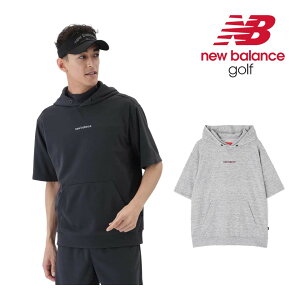 �y4/30�܂ŁI���I�ōő�100��P�o�b�N�zNew Balance Golf �j���[�o�����X�S���t �����Y �z�������� �R�s�� �X�g���b�` UV �n�[�t�X���[�u �X�E�F�b�g �v���I�[�o�[ �t�[�f�B�[MENS 25FW 0125264001