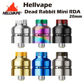 Hellvape Dead Rabbit Mini RDA 20mm アトマイザー スコンカー対応 リビルダブル ヘルベイプ デッド ラビット ミニ 510接続 電子たばこ 電子タバコ ベイプ 本体 リキッド 爆煙 禁煙 ニコチンゼロ シーシャ mtl vape