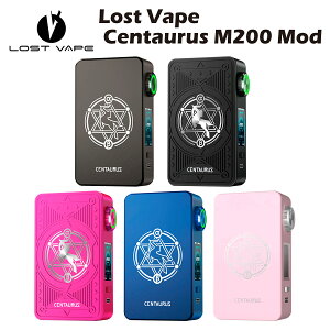 Lost Vape Centaurus M200 Mod ���X�g�x�C�v �P���^�E���X M200 �e�N�j�J�� ���b�h VAPE �x�C�v �d�q�^�o�R �{�� ���� �f���A���o�b�e���[ 18650 200W Type-C �W���O�_�C���� �{�� ���L�b�h ���� �։� �^�[�� 