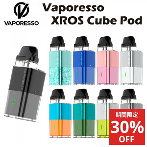 Vaporesso XROS Cube Pod Kit 900mAh 2ml �|�b�h�^ �X�^�[�^�[�L�b�g �x�|���b�\ �N���X �L���[�u �d�q�^�o�R �x�C�v �{�� ���L�b�h ���� �։� �j�R�`���[�� �^�[�� �j�R�`��0 �d�q �V�[�V�� �������� mtl 