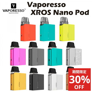 Vaporesso XROS Nano Pod Kit 1000mAh 2ml �|�b�h�^ �X�^�[�^�[�L�b�g �x�|���b�\ �N���X �~�j �d�q�^�o�R �x�C�v �{�� ���L�b�h �R���p�N�g ���^ �։� �j�R�`���[�� �^�[�� �j�R�`��0 �V�[�V�� mtl vape