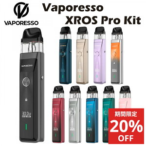 Vaporesso XROS Pro Kit 1200mAh �|�b�h�^ �X�^�[�^�[�L�b�g �x�|���b�\ �N���X �v�� POD �d�q���΂� �d�q�^�o�R �x�C�v �{�� ���L�b�h ���� �։� �j�R�`���[�� �^�[�� �j�R�`��0 �����C �d�q �V�[�V�� 