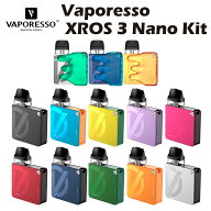 Vaporesso XROS 3 Nano Pod Kit 1000mAh 2ml ポッド型 スターターキット ベポレッソ クロス ナノ 電子た…