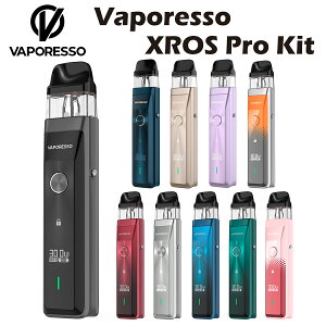 Vaporesso XROS Pro Kit 1200mAh �|�b�h�^ �X�^�[�^�[�L�b�g �x�|���b�\ �N���X �v�� POD �d�q���΂� �d�q�^�o�R �x�C�v �{�� ���L�b�h ���� �։� �j�R�`���[�� �^�[�� �j�R�`��0 �����C �d�q �V�[�V�� 