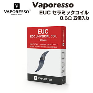 yGg[P6{zVaporesso Z~bN EUCRC SS316L 0.6 (40-55W) 5 x|b\ Eco Universal Coil dq^oR dq΂ xCv vape pRC Ki