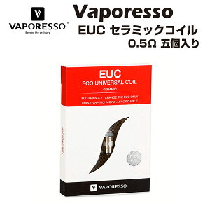 yGg[P6{zVaporesso Z~bN EUC RC SS316L 0.5 (25-35W) 5 x|b\ xC|b\ Eco Universal Coil dq^oR dq΂ xCv vape pRC