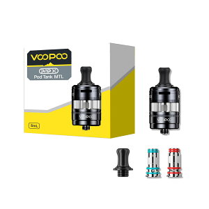 VOOPOO PnP X POD Tank MTL 5ml 510�K�i �A�g�}�C�U�[ �u�[�v�[ �|�b�h �^���N �^�o�R�z�� �g�b�v�G�A�t���[ �N���A���}�C�U�[ �d�q�^�o�R �x�C�v �{�� ���L�b�h ������ �։� �^�[�� �j�R�`��0 �����C 