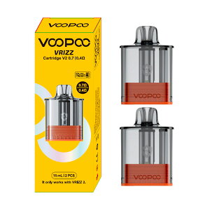 VOOPOO VRIZZ V2 POD �����p�|�b�h�J�[�g���b�W 2�� 15ml 0.4�� 0.7�� �u�[�v�[ �u���b�c Cartridge dl �d�q���΂� �d�q�^�o�R �x�C�v ���L�b�h ��e�� ���� �։� �j�R�`���[�� �^�[�� �j�R�`��0 �����C �d