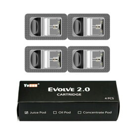 Yocan Evolve 2.0 POD カートリッジ 4個入 CBD リキッド ワックス WAX オイル ユーキャン エボルブ