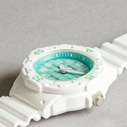 CASIOSPORTSANALOGUELADYSカシオスポーツアナログレディースLRW-200H-3C腕時計チープカシオチプカシプチプラ防水ホワイト白グリーン緑チェック日本未発売