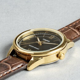【10年保証】CASIOカシオスタンダードレディース腕時計キッズ子供女の子チープカシオチプカシアナログゴールド金ブラック黒ホワイト白ブラウン茶レザー革ベルト海外モデル