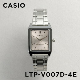 【10年保証】CASIOSTANDARDANALOGUELADYSカシオスタンダードアナログレディースLTP-V007D-4E腕時計キッズ子供女の子チープカシオチプカシプチプラシルバーピンク海外モデル