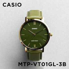 【10年保証】【日本未発売】CASIO STANDARD MENS カシオ スタンダード MTP-VT01BL.GL.L 腕時計 時計 ブランド メンズ キッズ 子供 男の子 チープカシオ チプカシ アナログ ブラック 黒 シルバー 茶 レザー 海外モデル ギフト プレゼント