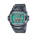 【10年保証】【日本未発売】CASIO BABY-G カシオ ベビーG BG-169U-8B 腕時計 時計 ブランド レディース キッズ 子供 女の子 アナデジ 日付 カレンダー 防水 グレー グリーン 緑 スケルトン クリア かわいい 海外モデル ギフト プレゼント