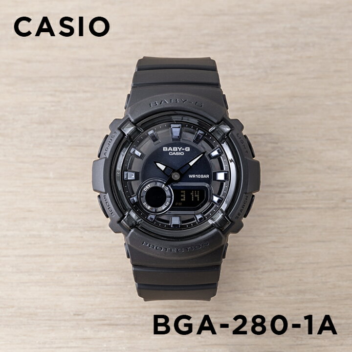 楽天市場】【10年保証】CASIO BABY-G カシオ ベビーG BGA-280-1A 