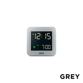 BRAUN ブラウン アラーム クロック BC09 置き時計 時計 ブランド デジタル 目覚まし時計 トラベル 旅行 携帯 小型 ブラック 黒 グレー ホワイト 白 ギフト プレゼント