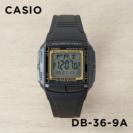 【10年保証】CASIO DATA BANK カシオ データバンク DB-36 腕時計 時計 ブランド メンズ レディース キッズ 子供 男の子 女の子 チープカシオ チプカシ デジタル 日付 カレンダー データバンク ブラック 黒 ゴールド 金 シンプル ギフト プレゼント