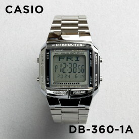 【10年保証】CASIO DATA BANK カシオ データバンク DB-360 腕時計 時計 ブランド メンズ レディース キッズ 子供 男の子 女の子 デジタル テレメモ 日付 シルバー ゴールド 金 ブラック 黒 メタル ギフト プレゼント