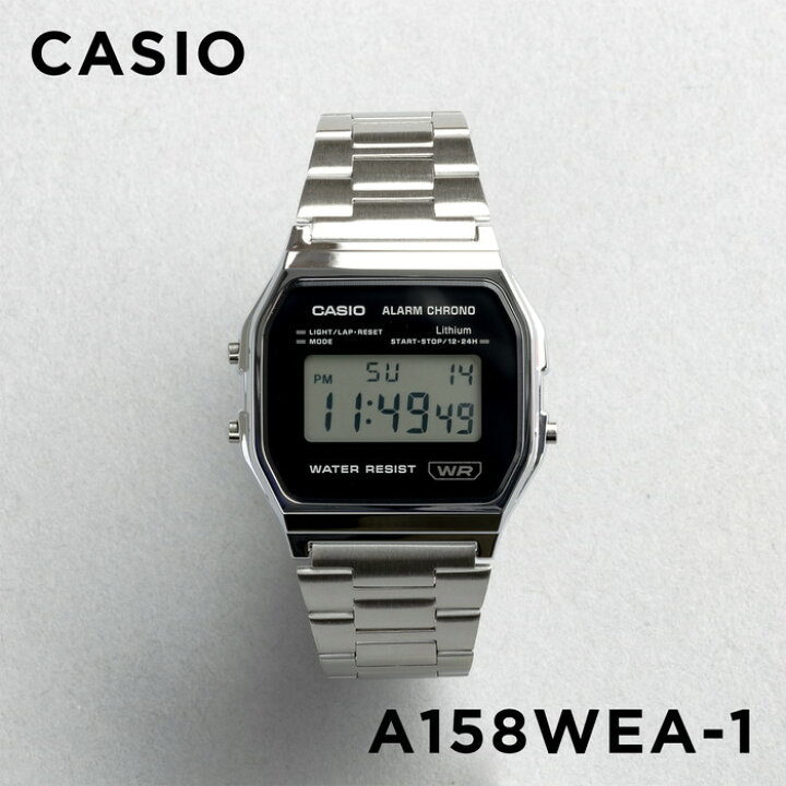 Casio Classic Retro Silver A158WEA-1EF, 54% OFF