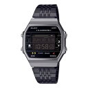 【10年保証】CASIO STANDARD PAC-MAN COLLABORATION MODELS MENS カシオ スタンダード パックマン ABL-100WEPC-1B 腕時計 時計 ブランド メンズ チープカシオ チプカシ デジタル スマホ 連動 歩数計 万歩計 コラボ ブラック 黒 ガンメタ ギフト プレゼント