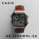 【10年保証】【日本未発売】CASIO STANDARD MENS カシオ スタンダード AE-1200WHL-5A 腕時計 時計 ブランド メンズ 子供 男の子 チープカシオ チプカシ デジタル 日付 防水 ビジネス シンプル カジュアル レトロ ミリタリー レザー 革ベルト 海外モデル 送料無料