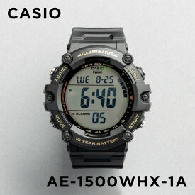 【10%OFF】【10年保証】【日本未発売】CASIO STANDARD MENS カシオ スタンダード AE-1500WHX 腕時計 時計 ブランド メンズ キッズ 子供 男の子 チープカシオ チプカシ デジタル 日付 カレンダー 防水 ブラック 黒 カーキ 海外モデル ギフト プレゼント