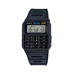 【10年保証】【日本未発売】CASIOカシオスタンダードCA-53W-1腕時計メンズレディースキッズ子供男の子女の子チープカシオチプカシデジタル日付データバンクカリキュレーターバックトゥザフューチャーブラック黒海外モデル