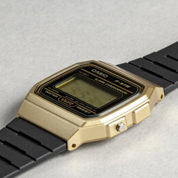 CASIOSTANDARDDIGITALカシオスタンダードデジタルF-91WM-9A腕時計メンズレディースチープカシオチプカシプチプラゴールド金ブラック黒日本未発売