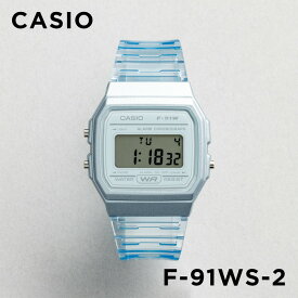 【10年保証】CASIO STANDARD MENS カシオ スタンダード F-91WS 腕時計 時計 ブランド メンズ キッズ 子供 男の子 チープカシオ チプカシ デジタル 日付 ブルー 水色 ピンク ホワイト 白 グレー スケルトン クリア ギフト プレゼント