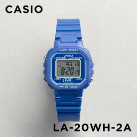 【10年保証】CASIO STANDARD カシオ スタンダード LA-20WH-2A 腕時計 時計 ブランド レディース キッズ 子供 女の子 チープカシオ チプカシ デジタル 日付 カレンダー ブルー 青 ネイビー ギフト プレゼント