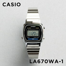 【10年保証】CASIO STANDARD カシオ スタンダード LA670WA-1 腕時計 時計 ブランド レディース キッズ 子供 女の子 チープカシオ チプカシ デジタル 日付 シルバー ブラック 黒 メタル ギフト プレゼント