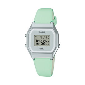 【10年保証】【日本未発売】CASIO STANDARD カシオ スタンダード LA680WEL-3 腕時計 時計 ブランド レディース キッズ 子供 女の子 チープカシオ チプカシ デジタル 日付 カレンダー シルバー グリーン 海外モデル ギフト プレゼント