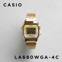 【10年保証】【日本未発売】CASIO STANDARD カシオ スタンダード LA680WGA-4C 腕時計 時計 ブランド レディース キッズ 子供 女の子 チープカシオ チプカシ デジタル 日付 ゴールド 金 花柄 海外モデル メタル ギフト プレゼント
